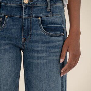 NWT Kut from the Kloth High Rise Wide Leg Jean, 6 Petite